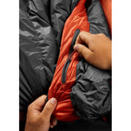 Sac de couchage en duver Rab Ascent 500 (-5°C) - Long large
