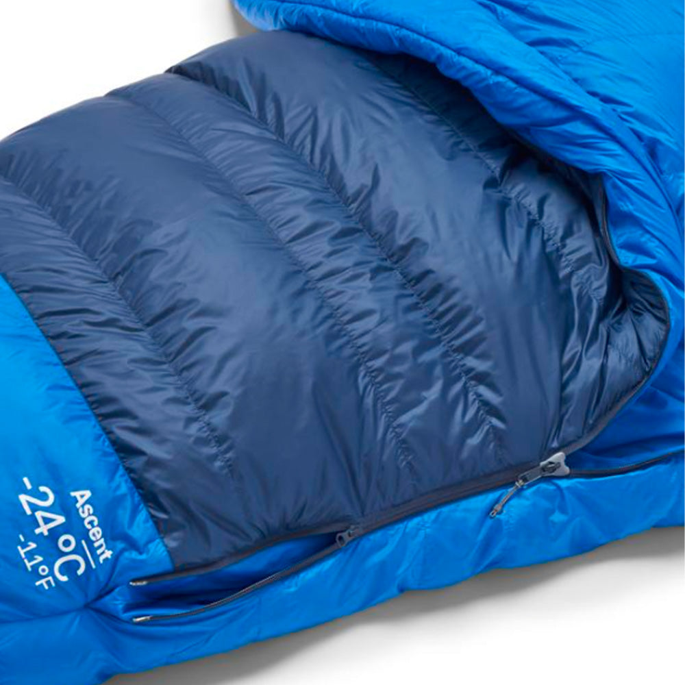 Sac de couchage en duvet Rab Ascent -6 °C - Régulier