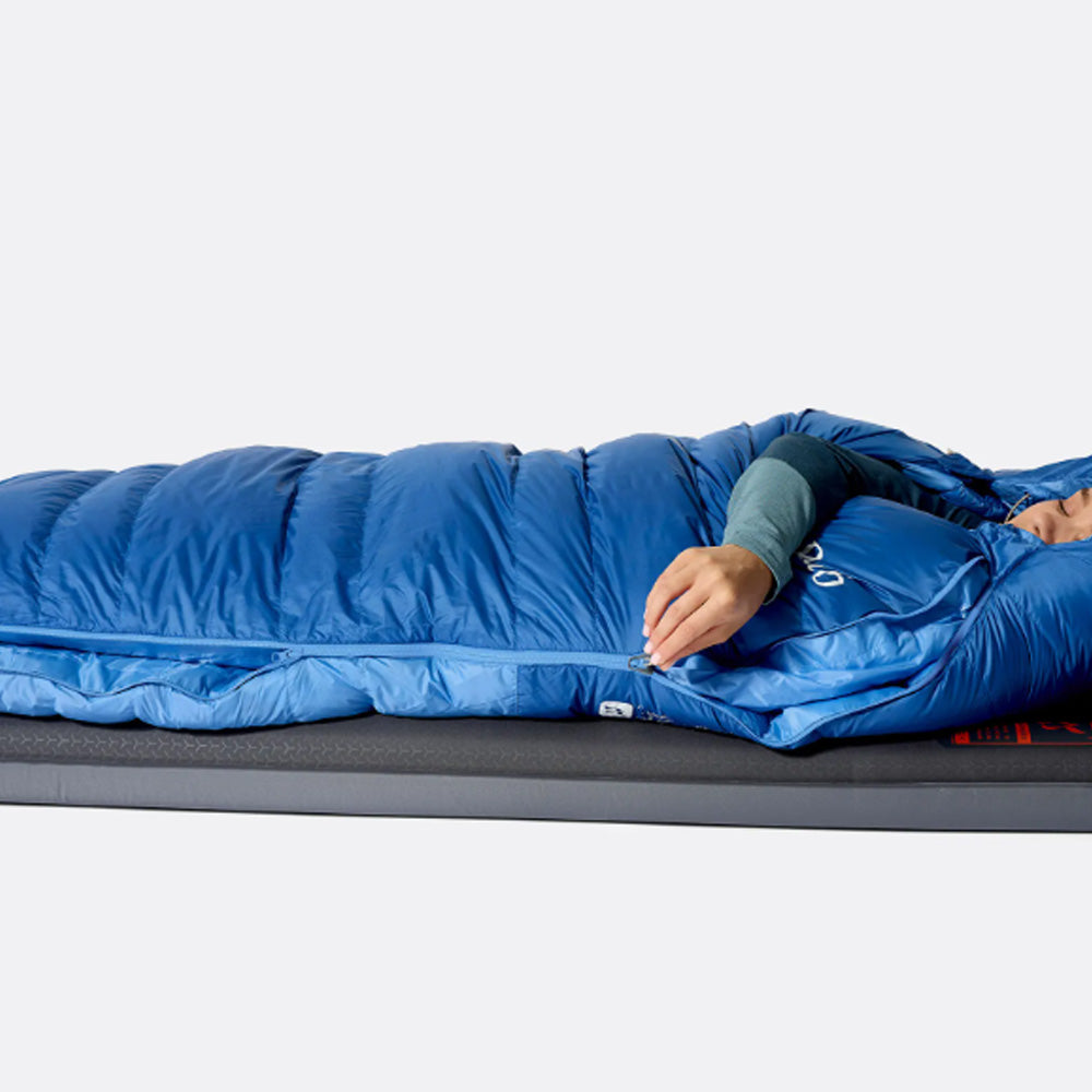 Sac de couchage en duvet Rab Ascent -6 °C - Régulier (femmes)