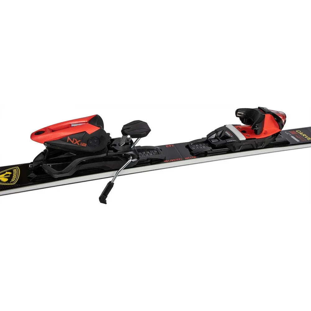Skis alpins Rossignol Hero Carve avec fixations Konect NX12 GW