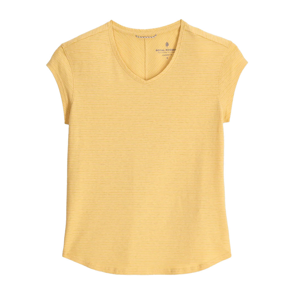T-shirt Royal Robbins col en V Vacationer (femmes)