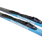 Skis de fond de classique Salomon S/Max eSKIN Medium avec fixations Prolink Shift In Bindings