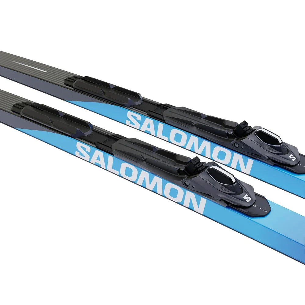 Skis de fond de classique Salomon S/Max eSKIN Medium avec fixations Prolink Shift In Bindings