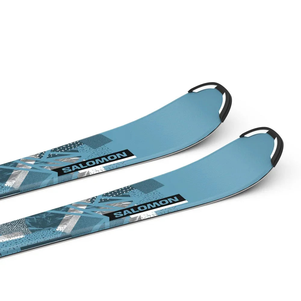 Salomon Juniors' QST JR M Alpine Skis with L6 GW J2 80 Bindings