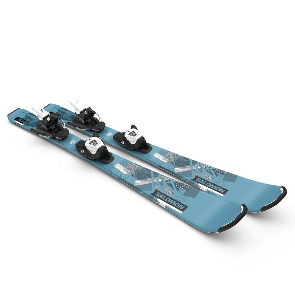 Salomon Juniors' QST JR M Alpine Skis with L6 GW J2 80 Bindings