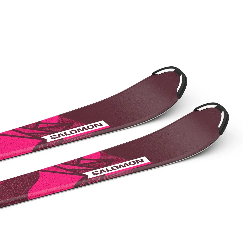 Skis alpins Salomon Lux JR M avec fixations L6 GW J2 80 (juniors)
