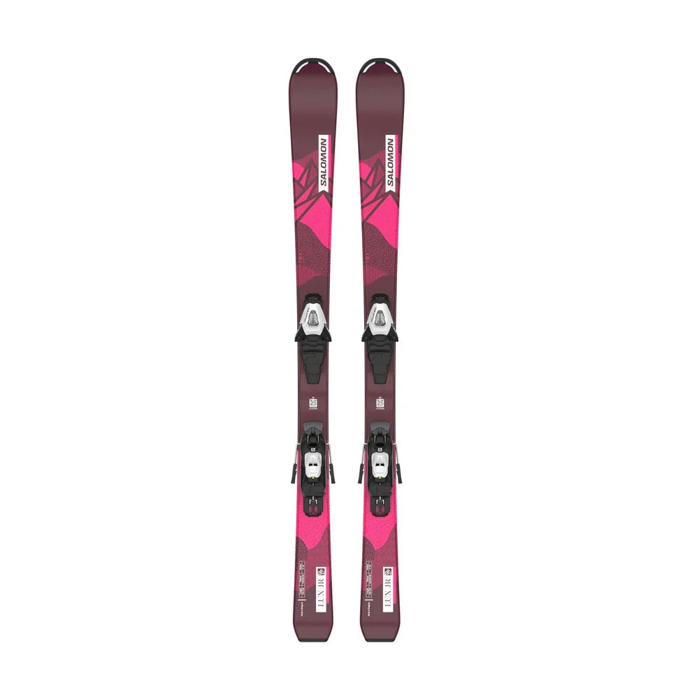 Salomon Juniors' Lux JR M Alpine Skis with C5 GW J75 Bindings