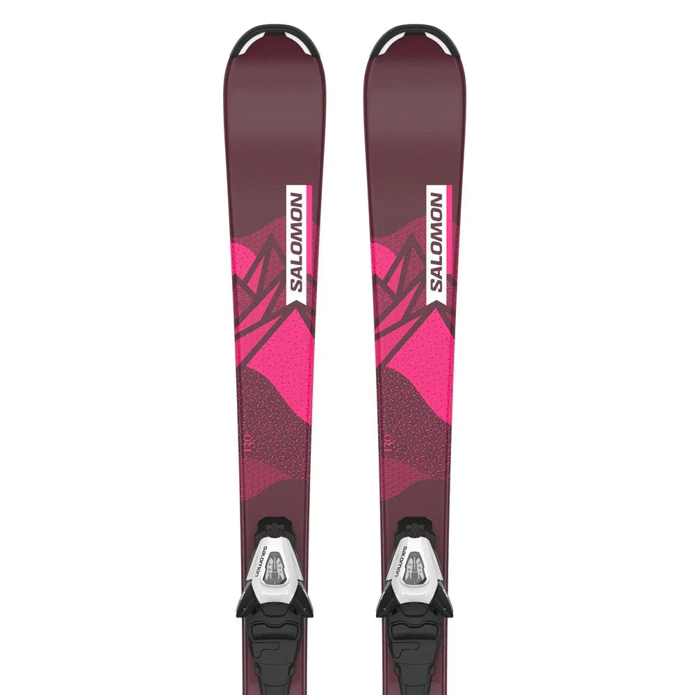 Salomon Juniors' Lux JR M Alpine Skis with C5 GW J75 Bindings