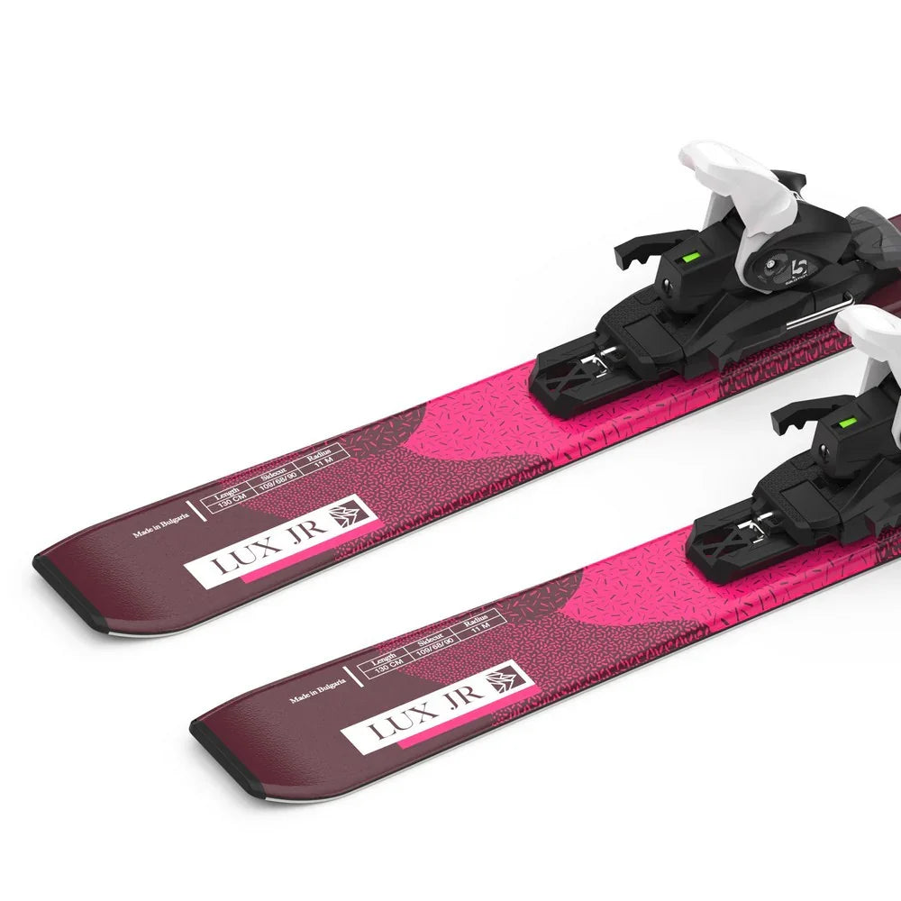 Salomon Juniors' Lux JR M Alpine Skis with C5 GW J75 Bindings