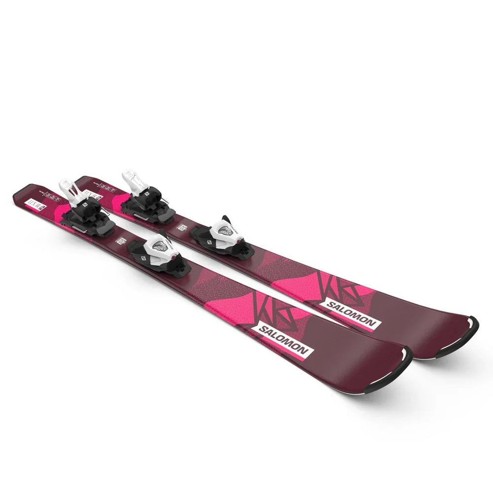 Salomon Juniors' Lux JR M Alpine Skis with C5 GW J75 Bindings