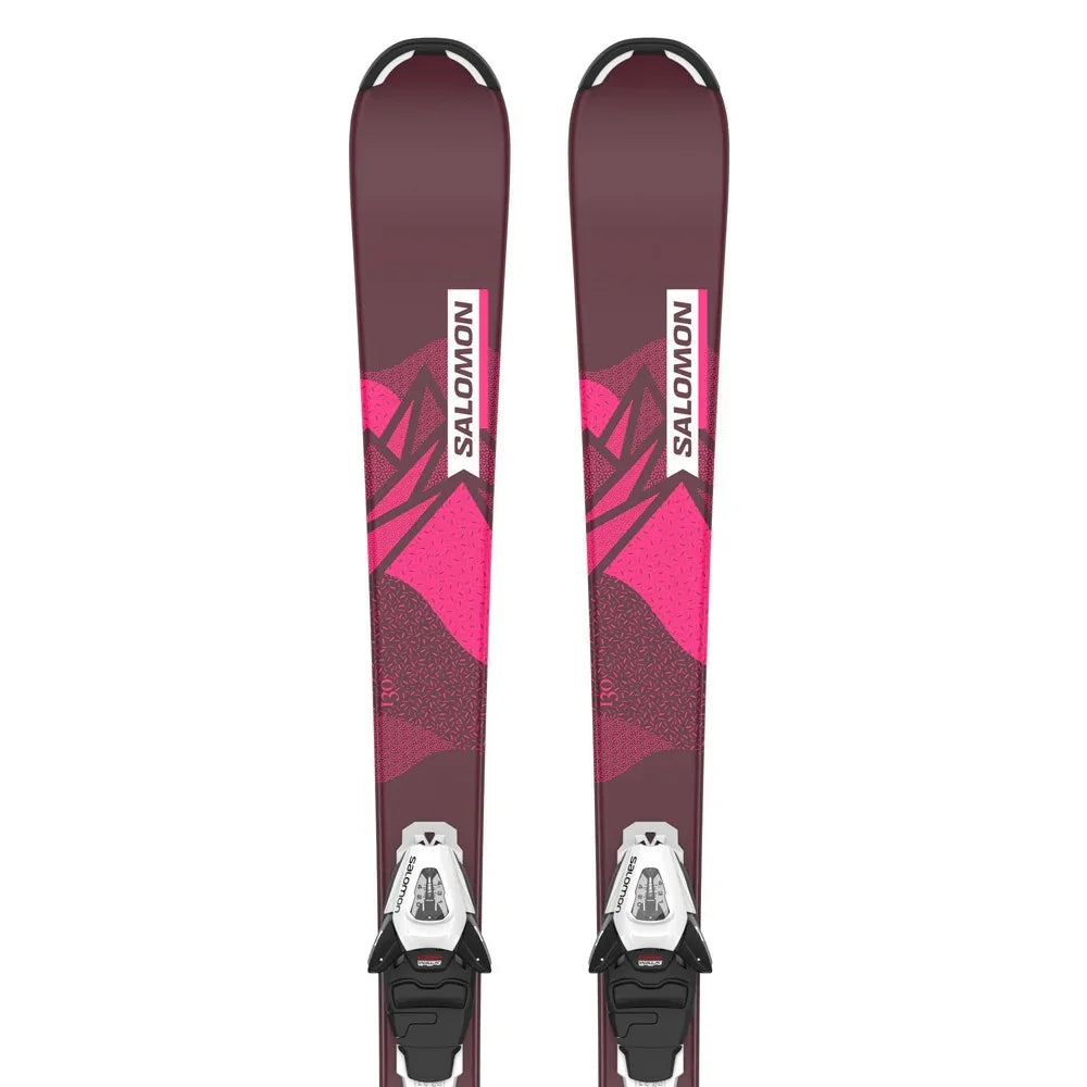 Salomon Juniors' Lux JR S Alpine Skis with C5 GW J75 Bindings