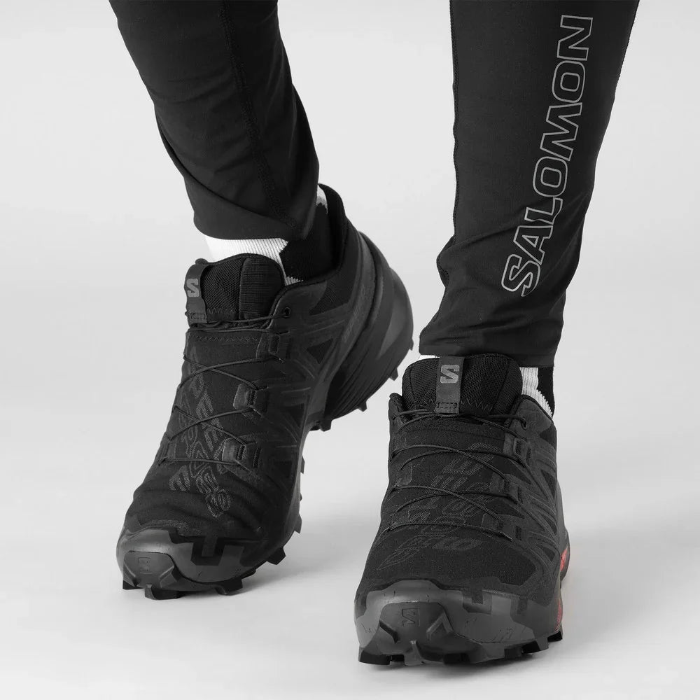 Souliers de course en sentier Salomon Speedcross 6 - larges (hommes)