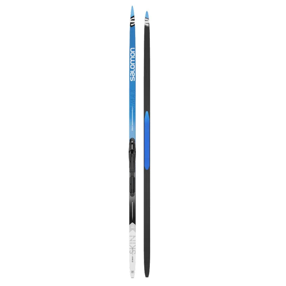 Skis de fond de classique Salomon S-MAX eSKIN MED + fixations Shift-In