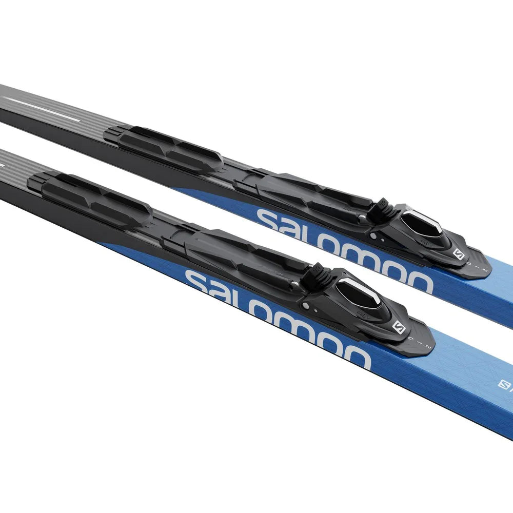 Skis de fond de classique Salomon S-MAX eSKIN MED + fixations Shift-In