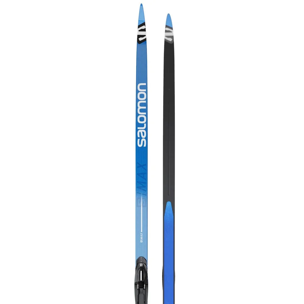 Skis de fond de classique Salomon S-MAX eSKIN MED + fixations Shift-In