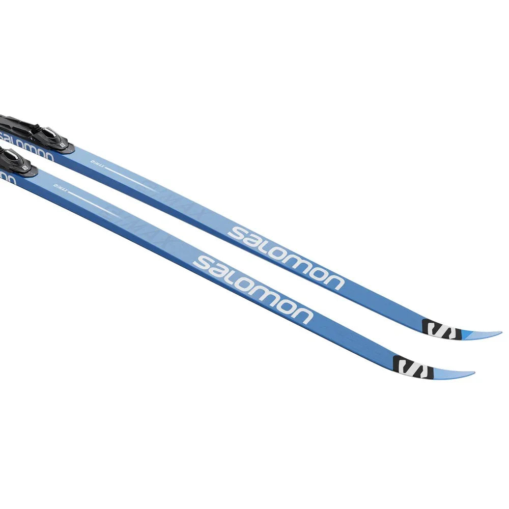 Skis de fond de classique Salomon S-MAX eSKIN MED + fixations Shift-In