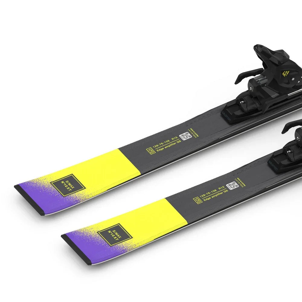Skis alpins Salomon S/MAX N10 XT avec fixation M11 GW L80 (femmes)