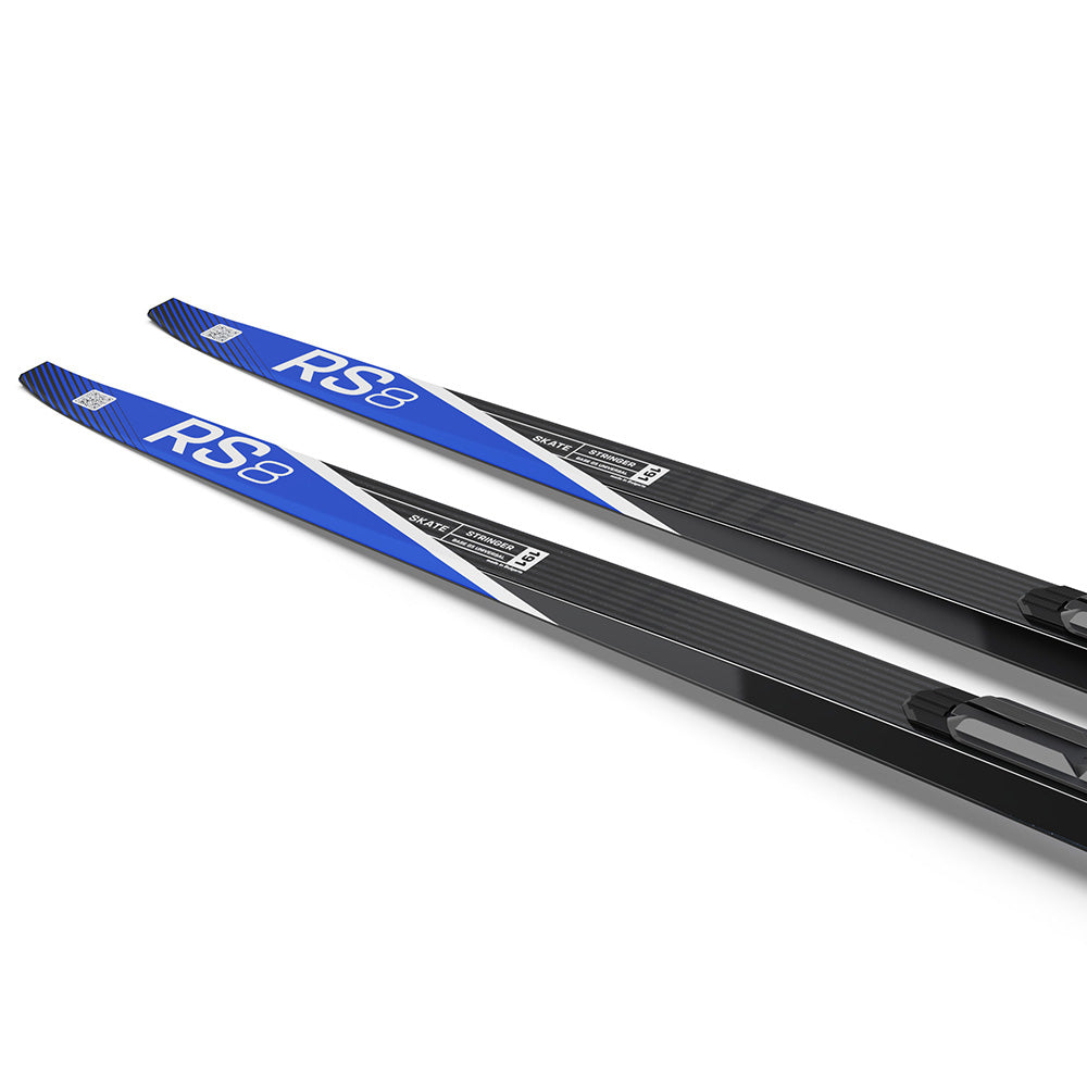 Skis de fond de patin Salomon RS8 MED avec fixations Prolink Shift
