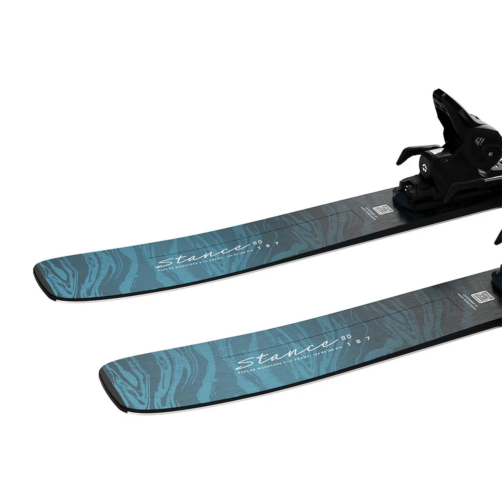 Skis alpins Salomon Stance 80 avec fixations M10 GW L80 (femmes)