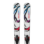 Skis alpins Salomon QST Blank Team avec fixations L6 GW J