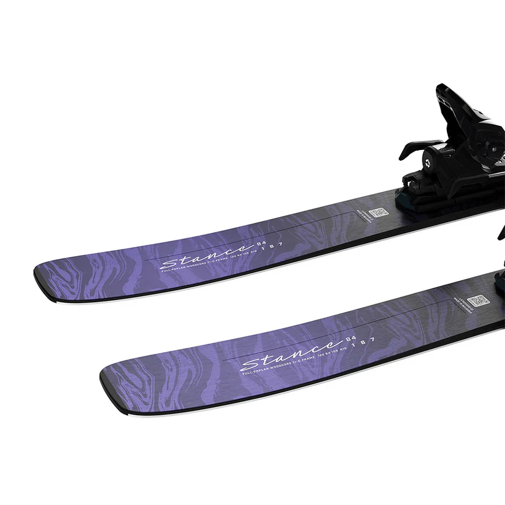 Skis alpins Salomon Stance 84 avec fixations M11 GW L90 (femmes)