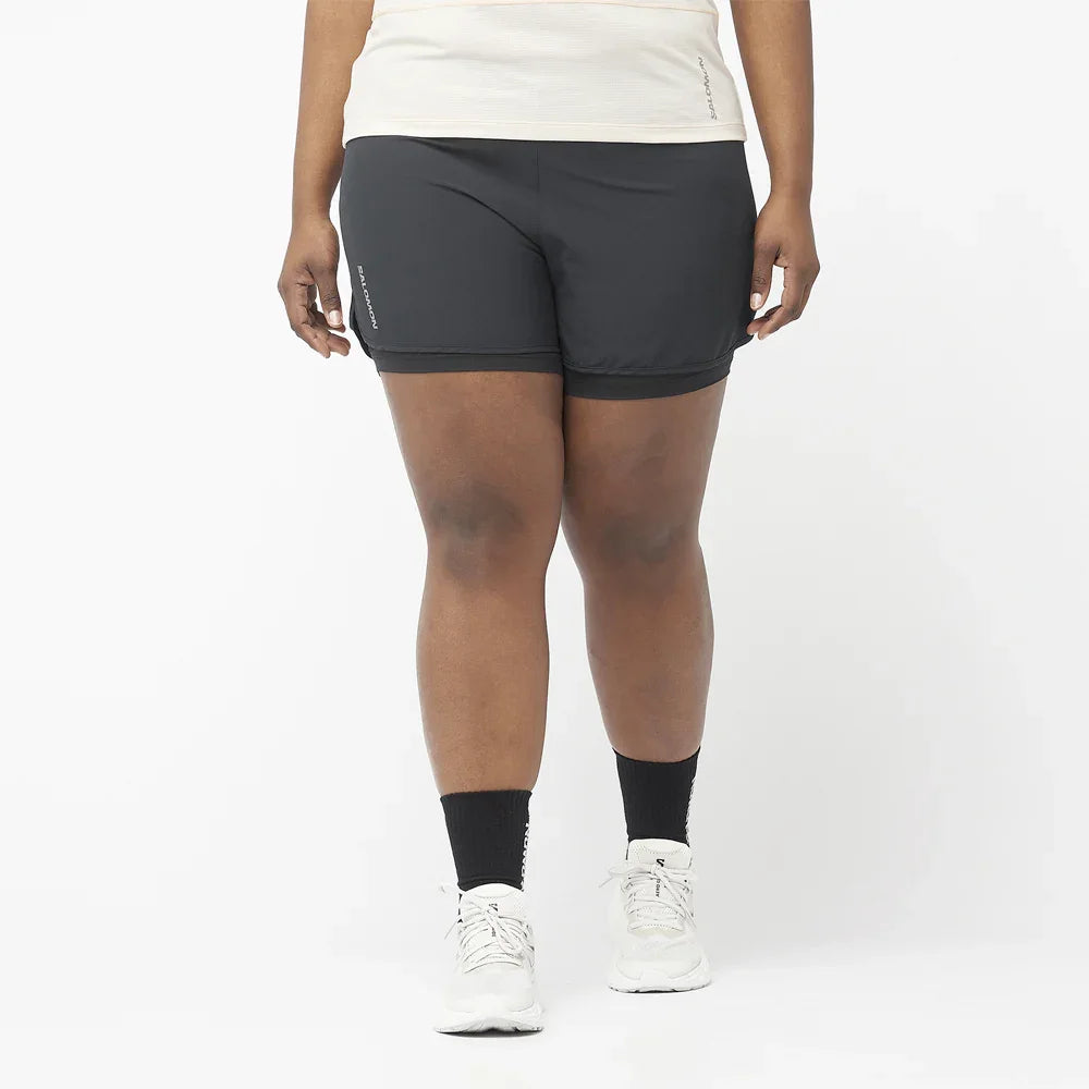 Short Salomon Cross 2 en 1 (femmes)