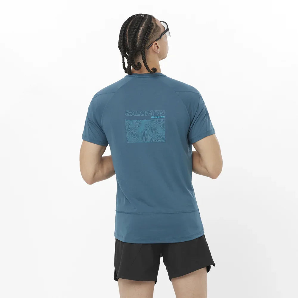 Salomon M's Cross Run Graphic T-Shirt