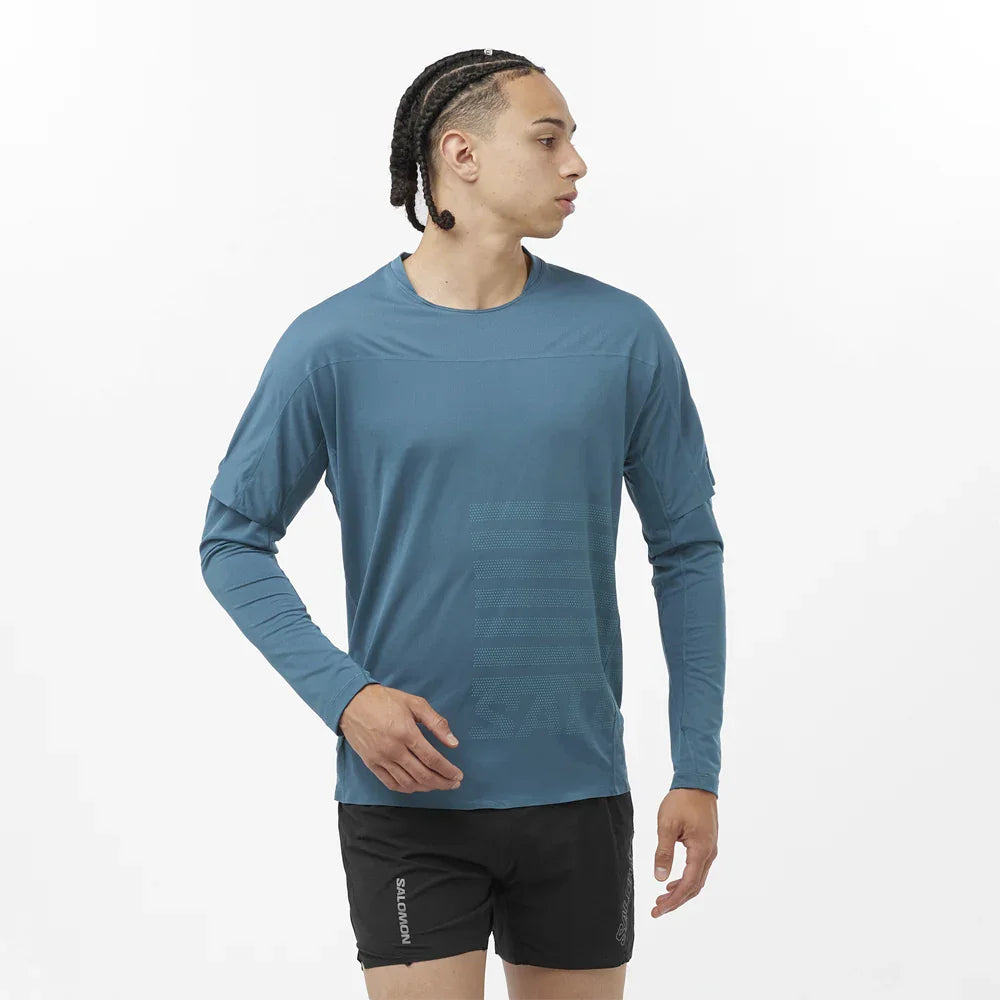 Chandail à manches longues Salomon Sense Aero GFX (hommes)