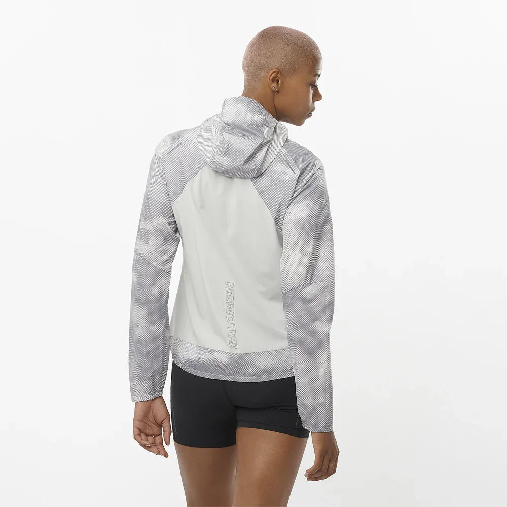 Manteau coupe-vent Salomon W's Bonatti Cross Wind AOP (femmes)