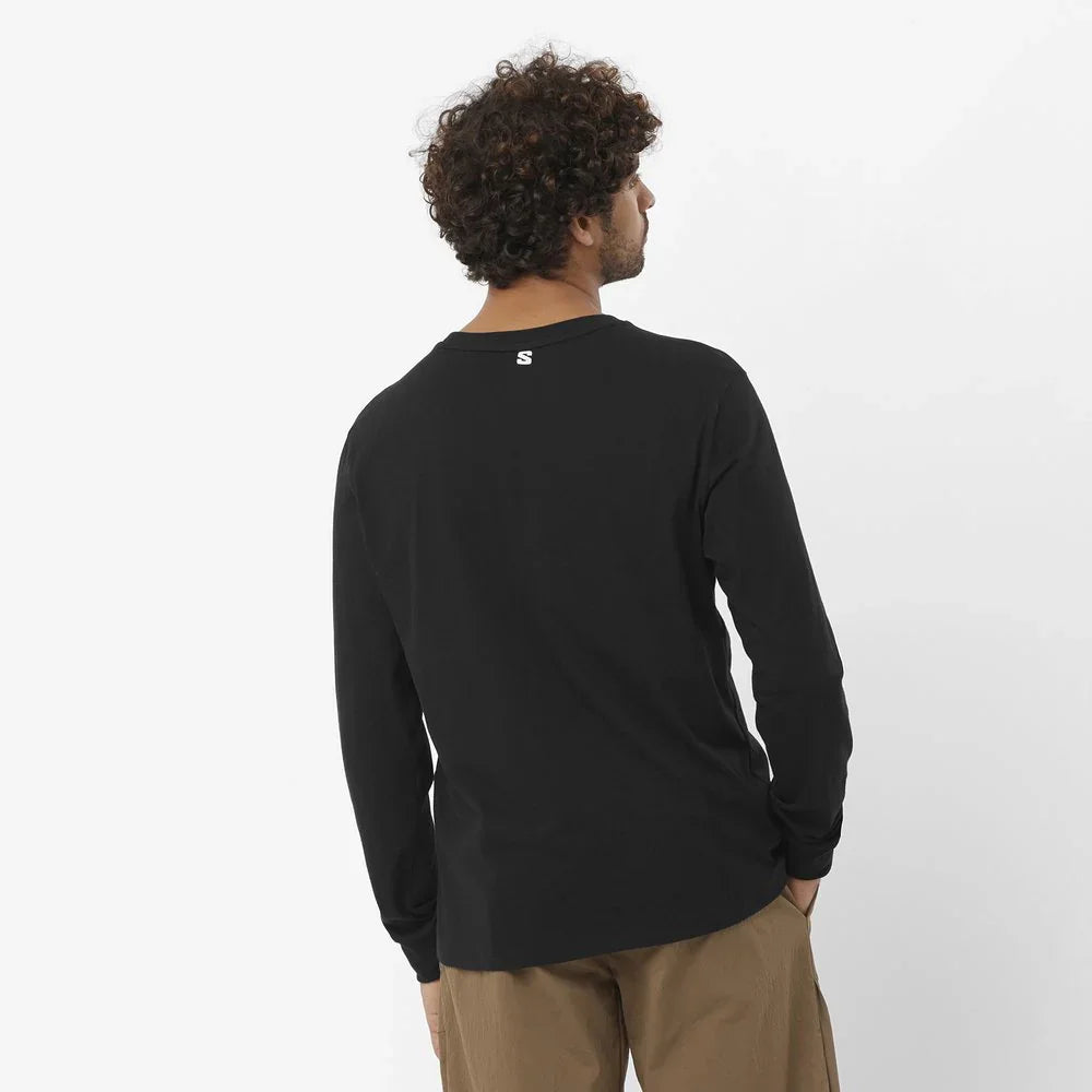 Chandail à manches longues Salomon Logo Performance (hommes)