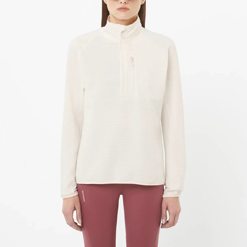 Chandail à demi fermeture éclair Salomon Essential Lightwarm (femmes)