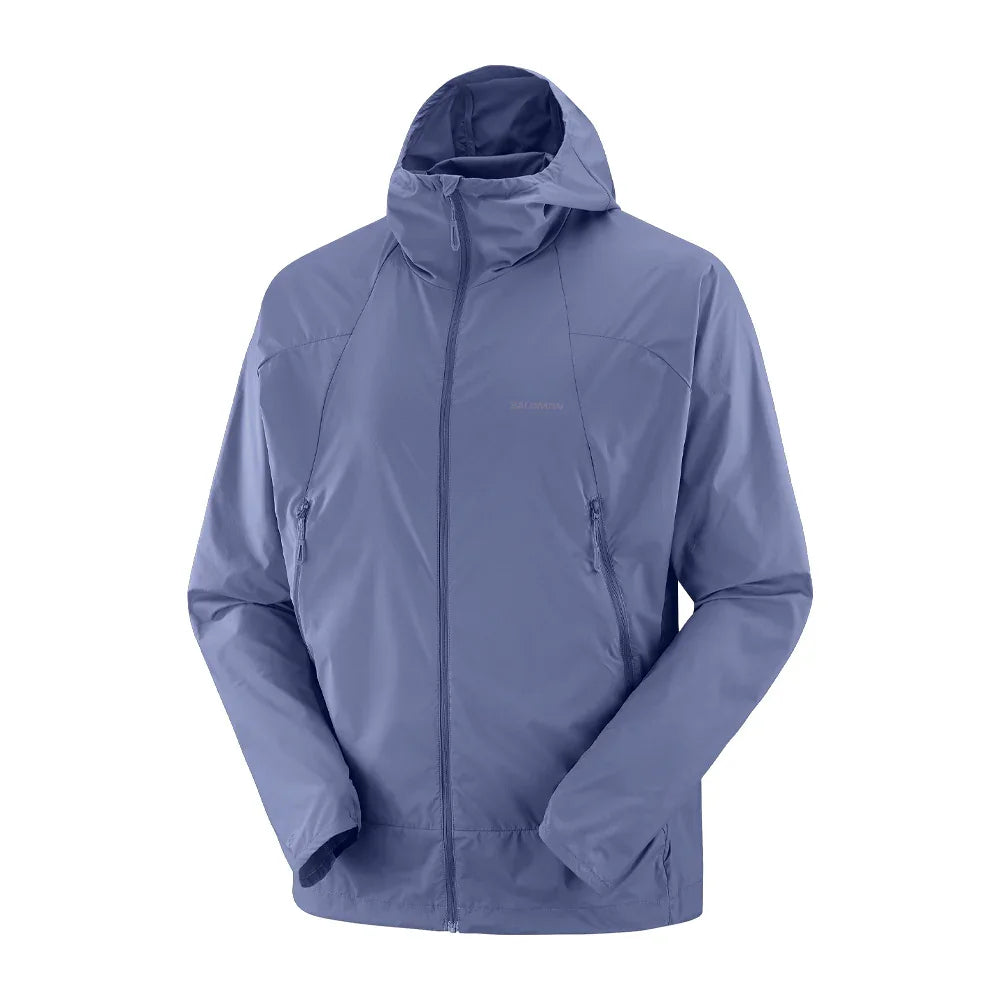 Manteau coupe-vent Salomon Outwind FZ (hommes)
