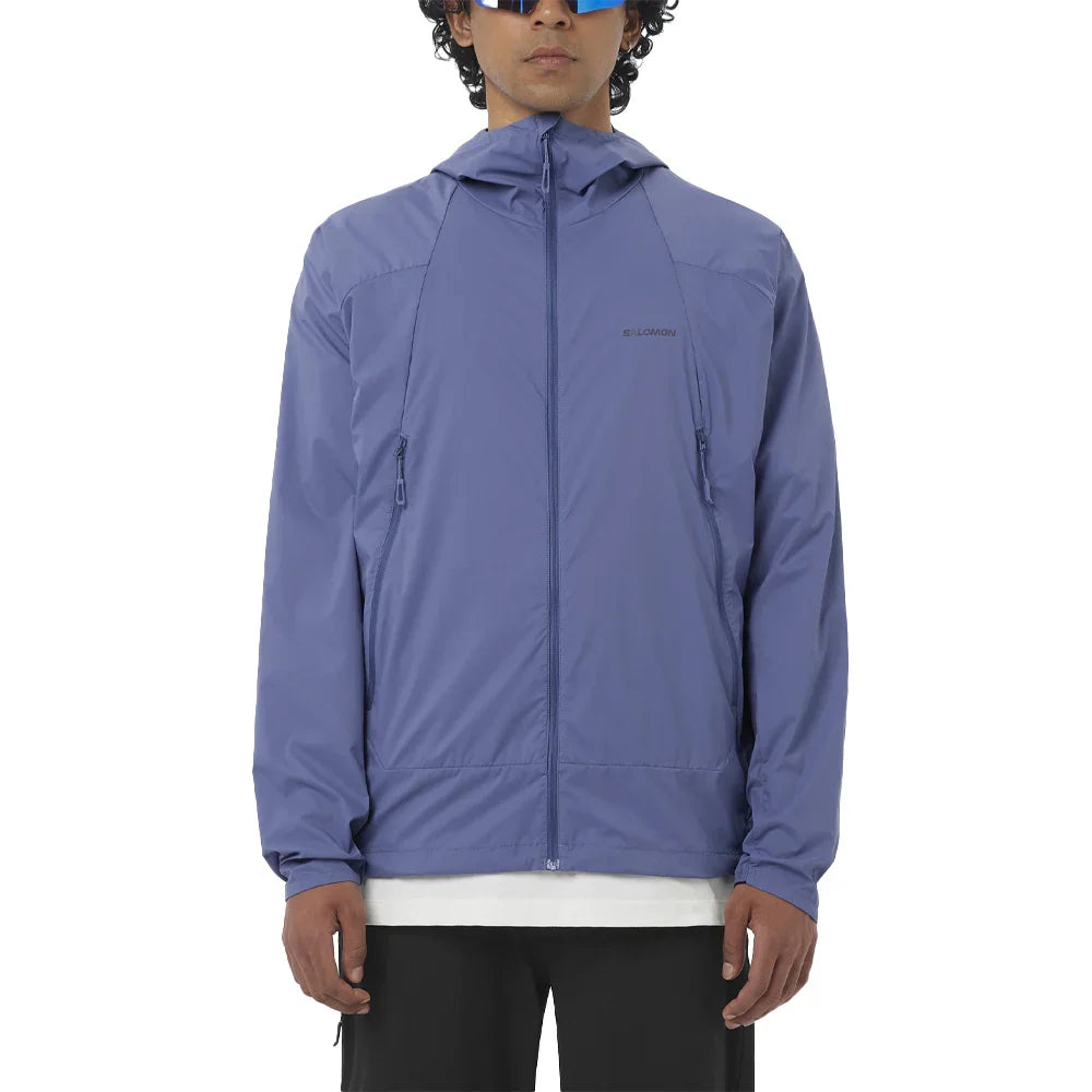 Manteau coupe-vent Salomon Outwind FZ (hommes)