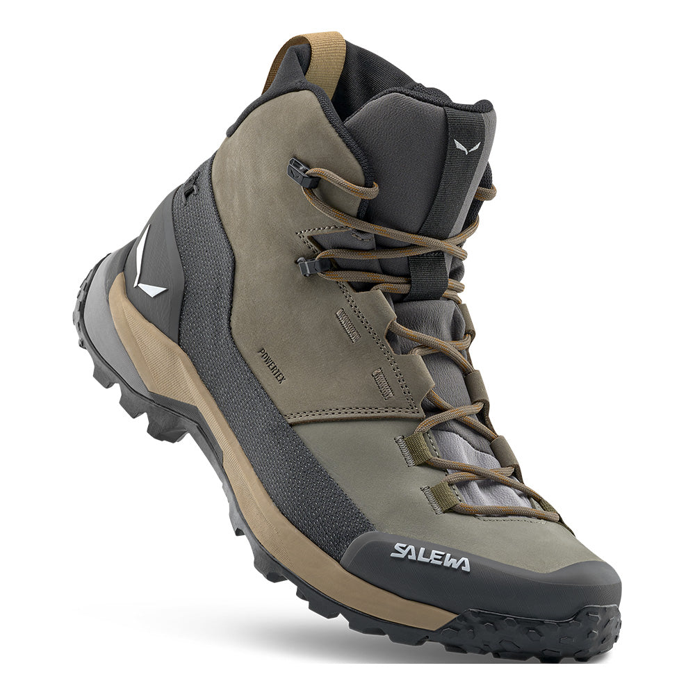 Bottes de randonnée Salewa Puez Leather Mid Powertex (hommes)