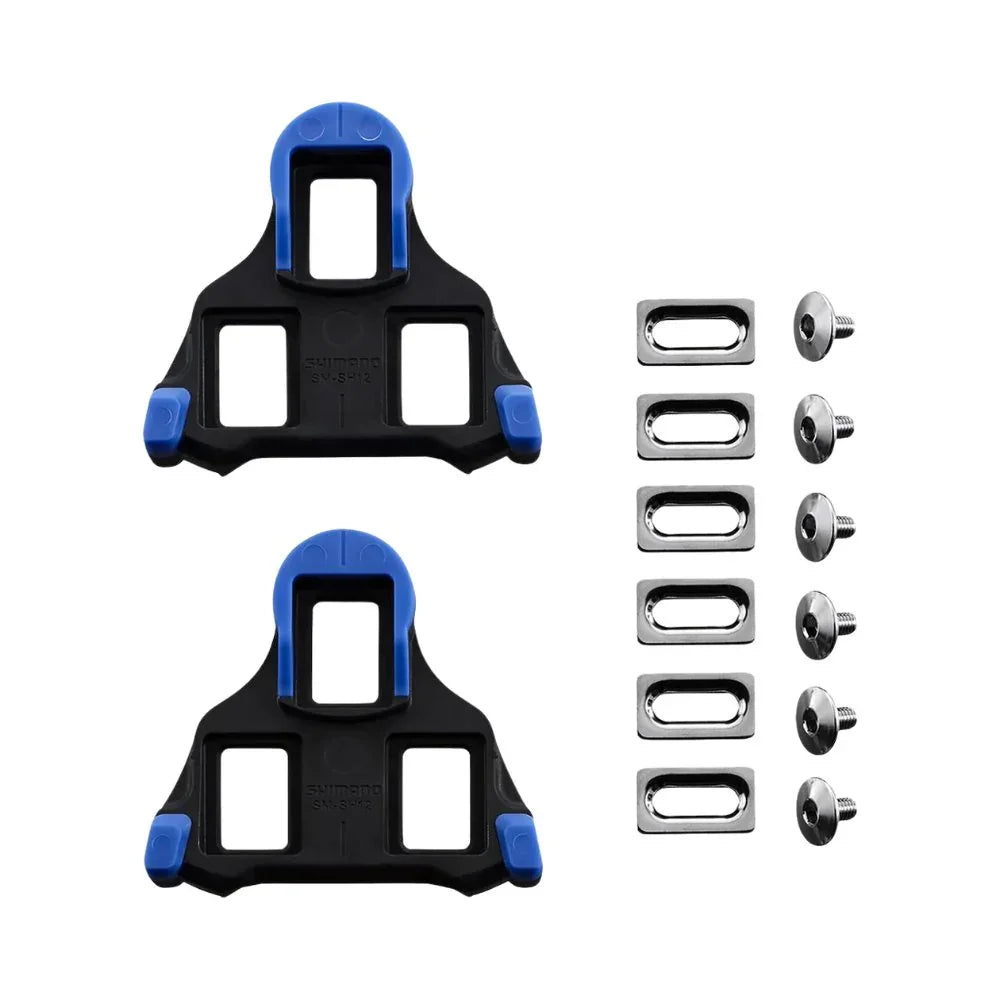 Shimano SM-SH12 SPD-SL 2-Degree Blue Cleats