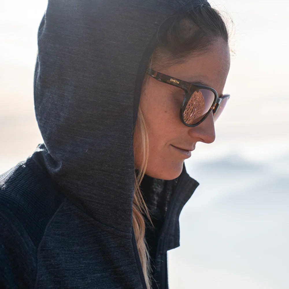 Lunettes de soleil Smith Lake Shasta – ChromaPop Polarized Rose Gold Mirror