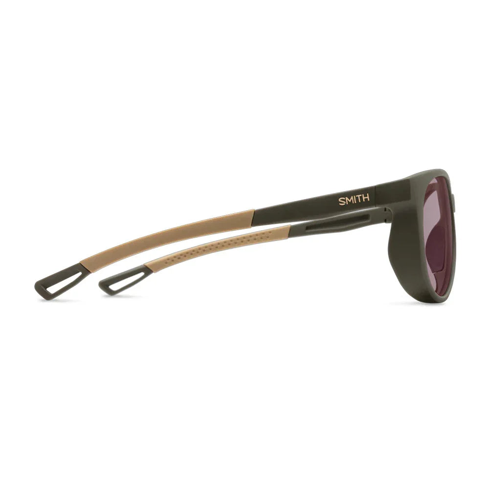 Lunettes de soleil Smith Seeker - Matte Forest ChromaPop Low Light Rose