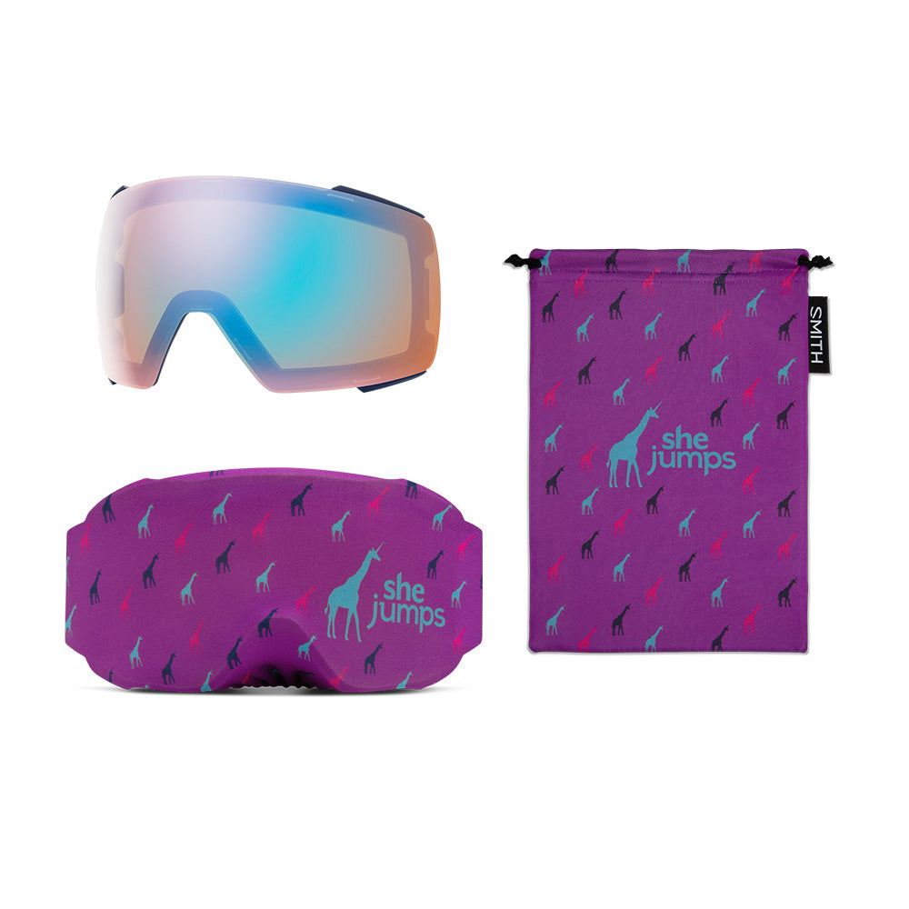 Lunettes de ski Smith I/O MAG – ChromaPop Everyday Violet Mirror