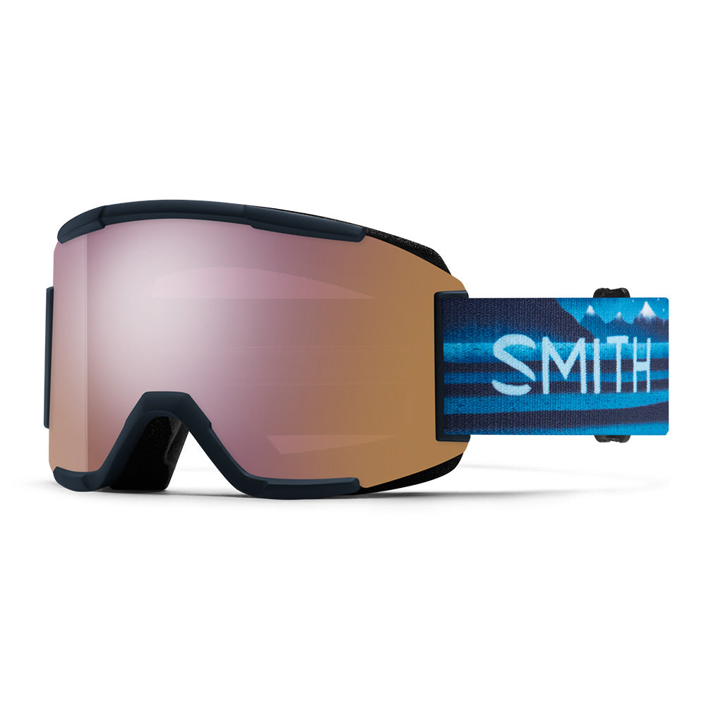 Lunettes de ski Smith Squad – ChromaPop Everyday Rose Gold Mirror