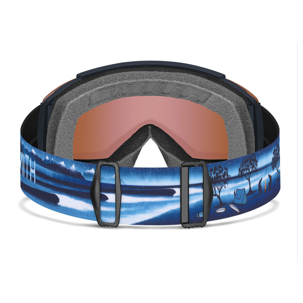 Lunettes de ski Smith Squad – ChromaPop Everyday Rose Gold Mirror