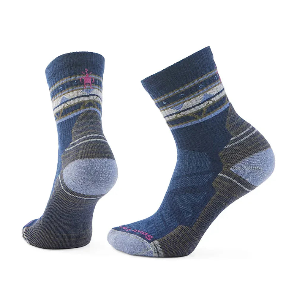 Smartwool W's Hike Light Cushion Zig Zag Valley Mid Crew Socks