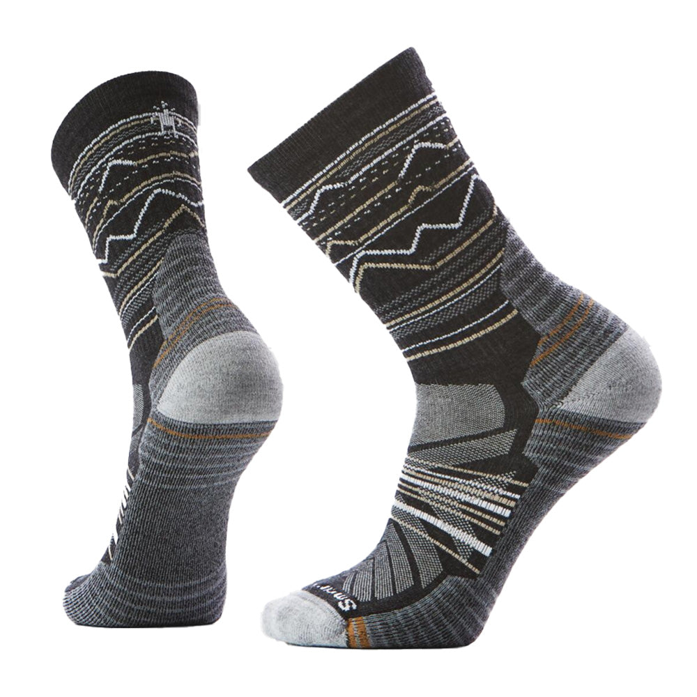 Bas Smartwool Hike Mountain Range Pattern Crew