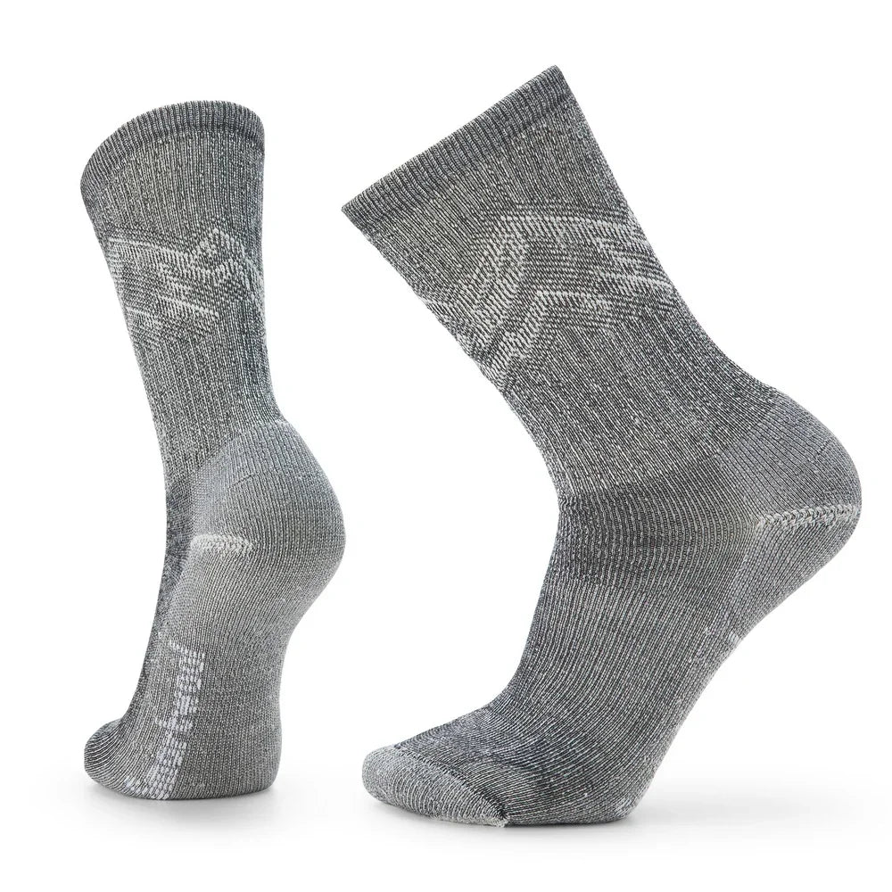 Bas Smartwool Hike Classic Edition Light Cushion Mountain Pattern Crew (hommes)
