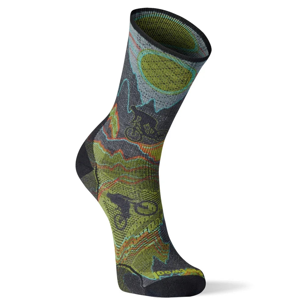 Bas Smartwool Cycle Zero Cushion Print Crew (hommes)