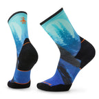 Smartwool M's Athlete Edition Run Raven Print Crew Socks