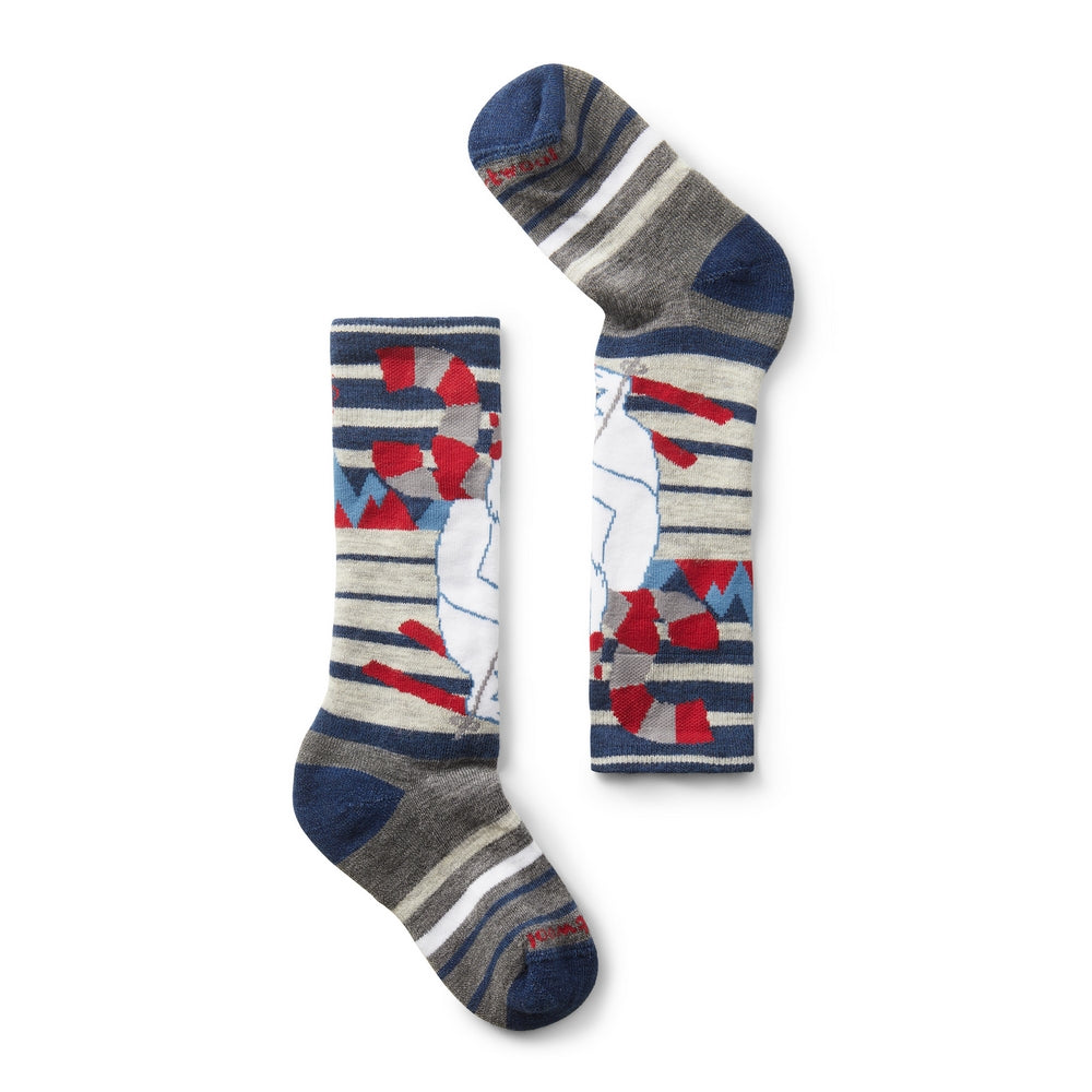 Smartwool Juniors' Wintersport Full Cushion Yeti Pattern OTC Socks