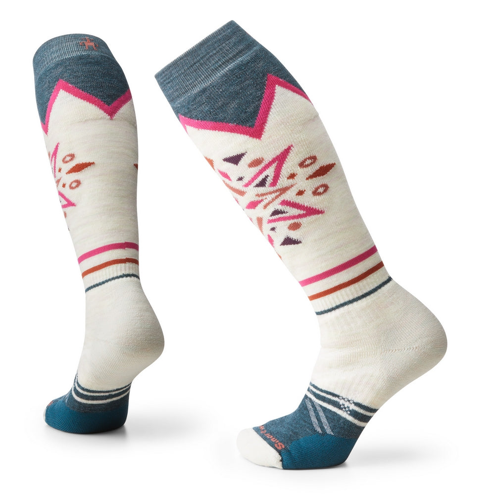 Smartwool W's Ski Full Cushion Mountain Snowflake Pattern OTC Socks