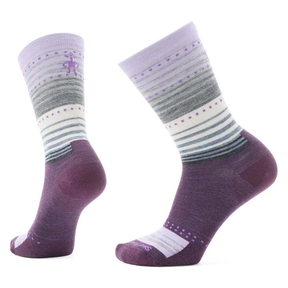 Bas Smarwool Everyday Stitch Stripe Crew