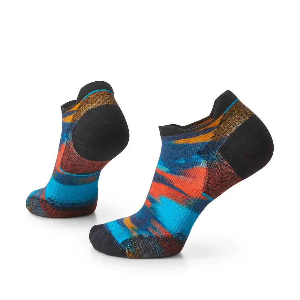 Smartwool W's Run Targeted Cushion Brushed Print Low Ankle Socks
