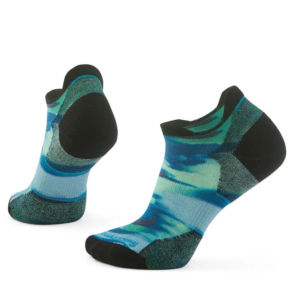 Smartwool W's Run Targeted Cushion Brushed Print Low Ankle Socks